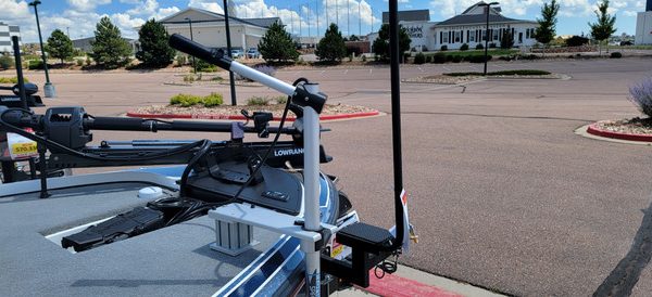 Fishing Specialties Transducer Mounting System for Bass Boats